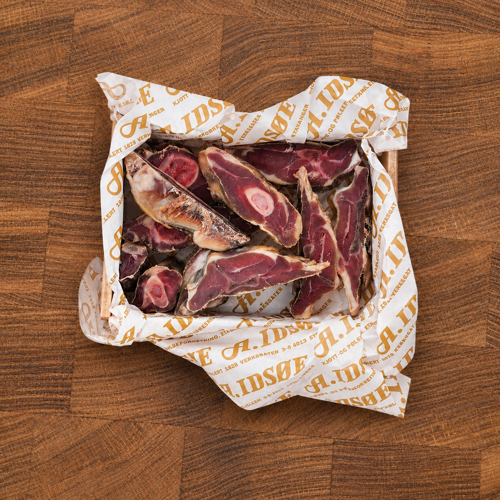 Urøykt pinnebog til utflytteren (à 2 kg)