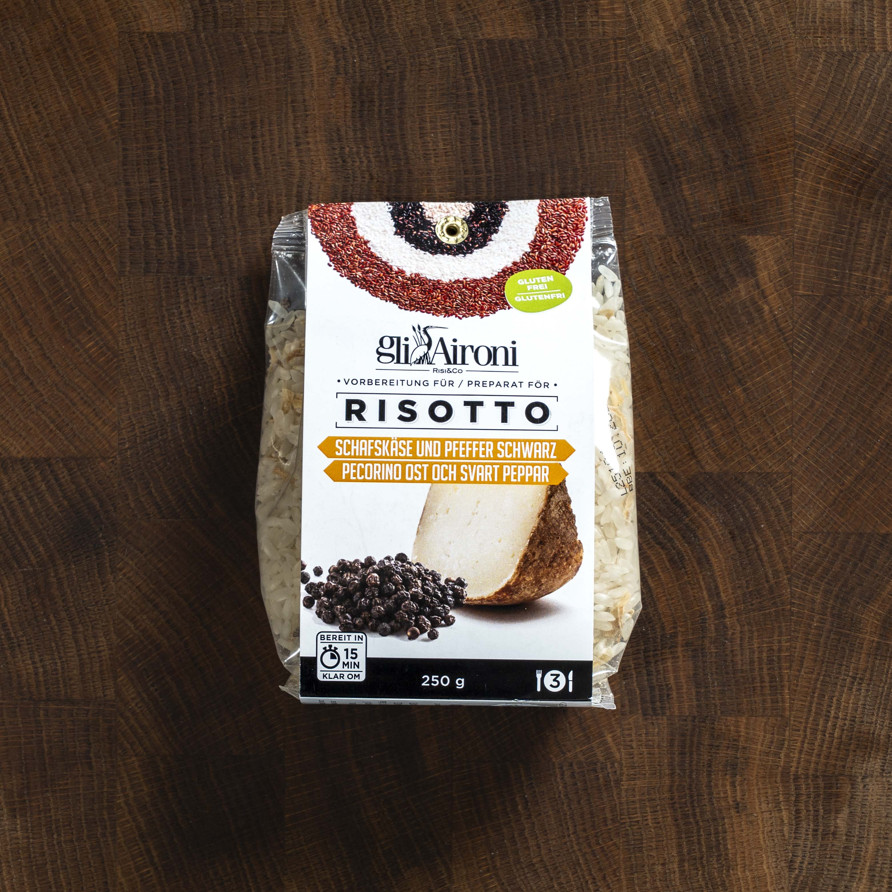 Risotto mix med pecorino og pepper